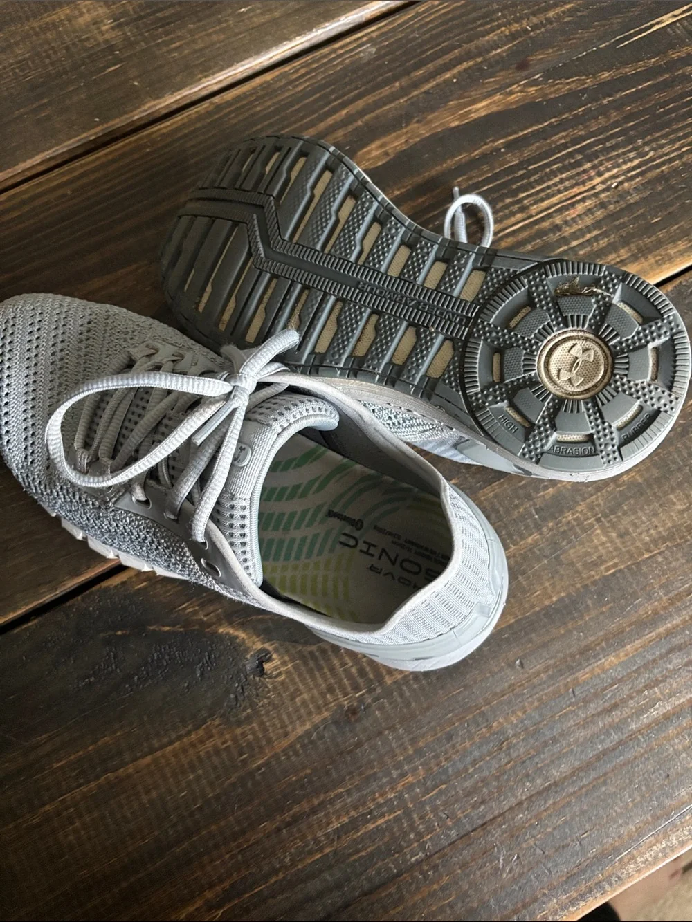 Hurley Hover Brand Gray Knit Running Sneakers